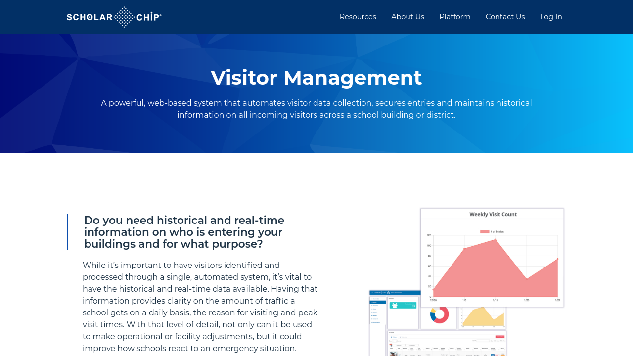 ScholarChip Visitor Management